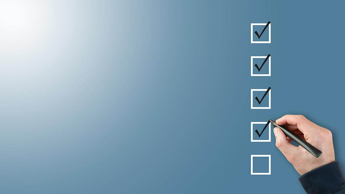 Checklist Completed!