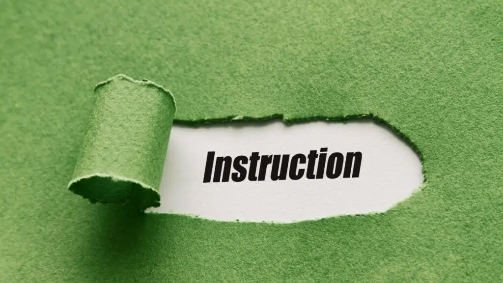 Standard Work Instructions for Training