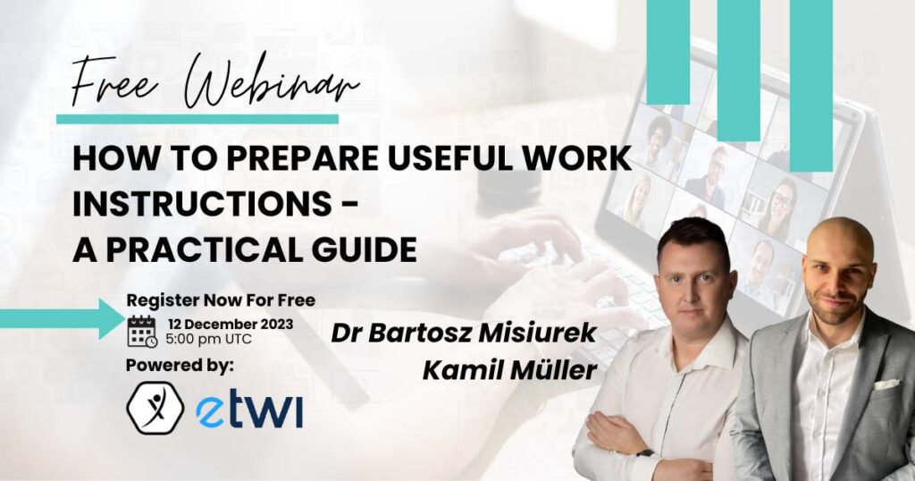 How to Prepare Useful Work Instructions – A Practical Guide