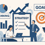 AI and Lean thinking concept illustration