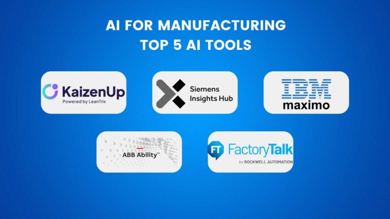 AI for Manufacturing - Top 5 Tools for Workflow & Operational Optimization