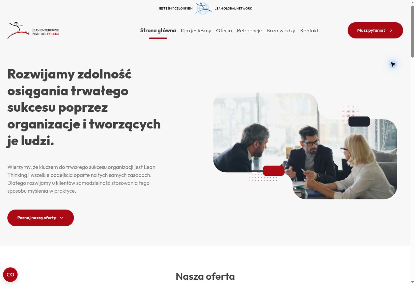 Lean Enterprise Institute Polska — 5. miejsce w rankingu doskonalenia operacyjnego 2026